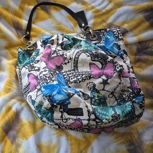 Coach Tote Shoulder Bag A4 B4 Large Bag 0893 13415 Multicolor Butterfly Patt